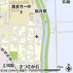 福島県喜多方市さつきが丘5周辺の地図
