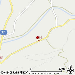 福島県西会津町（耶麻郡）新郷大字笹川（居平）周辺の地図