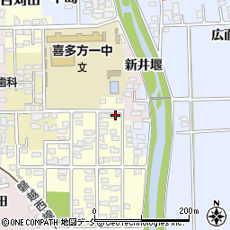 福島県喜多方市さつきが丘11周辺の地図