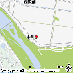 福島県南相馬市原町区上高平中川原周辺の地図