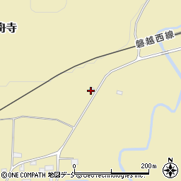 福島県喜多方市山都町小舟寺東原道西乙周辺の地図