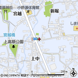 福島県喜多方市関柴町上高額新堀1204周辺の地図
