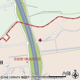 福島県二本松市吉倉（石田）周辺の地図
