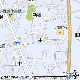 福島県喜多方市関柴町上高額周辺の地図