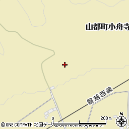 福島県喜多方市山都町小舟寺周辺の地図