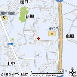 福島県喜多方市関柴町上高額東原周辺の地図