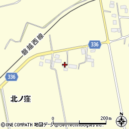 福島県喜多方市慶徳町松舞家北ノ窪周辺の地図