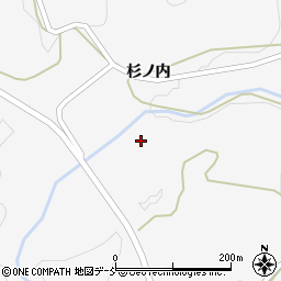 福島県伊達郡川俣町東福沢沢目木周辺の地図