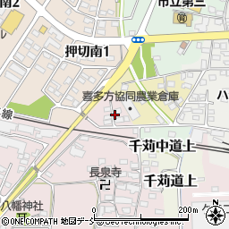 福島県喜多方市豊川町米室渕馬作周辺の地図