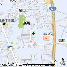 福島県喜多方市関柴町上高額新堀317-6周辺の地図