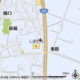 福島県喜多方市関柴町上高額新堀268-1周辺の地図
