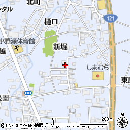 福島県喜多方市関柴町上高額新堀318-5周辺の地図