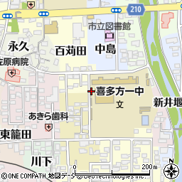 福島県喜多方市谷地田上7573周辺の地図
