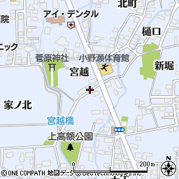 福島県喜多方市関柴町上高額宮越488周辺の地図