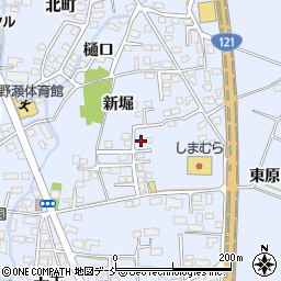 福島県喜多方市関柴町上高額新堀317-4周辺の地図