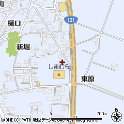 福島県喜多方市関柴町上高額新堀270-2周辺の地図
