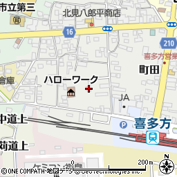 福島県喜多方市千苅周辺の地図