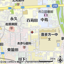 福島県喜多方市谷地田上7576周辺の地図