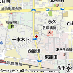 福島県喜多方市永久7671周辺の地図