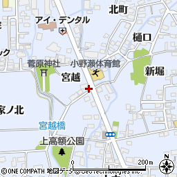 福島県喜多方市関柴町上高額宮越532周辺の地図