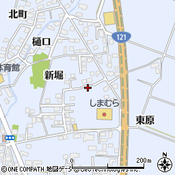 福島県喜多方市関柴町上高額新堀286-3周辺の地図