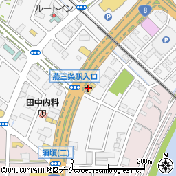 新潟トヨタ三条店周辺の地図