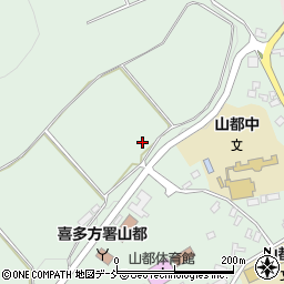 福島県喜多方市山都町（上石打場）周辺の地図