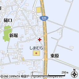福島県喜多方市関柴町上高額新堀265周辺の地図