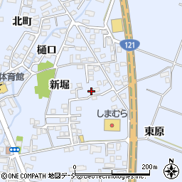 福島県喜多方市関柴町上高額新堀284-1周辺の地図