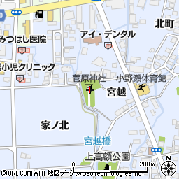福島県喜多方市関柴町上高額宮越516周辺の地図