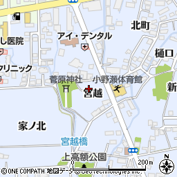 福島県喜多方市関柴町上高額宮越512周辺の地図