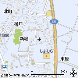 福島県喜多方市関柴町上高額新堀280-10周辺の地図