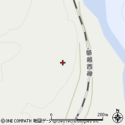 福島県西会津町（耶麻郡）群岡（下林甲）周辺の地図