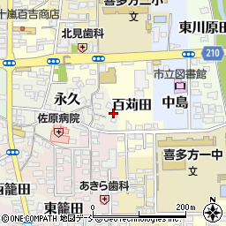 福島県喜多方市永久7698周辺の地図