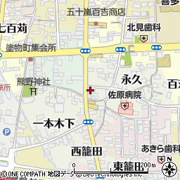 福島県喜多方市永久7731周辺の地図