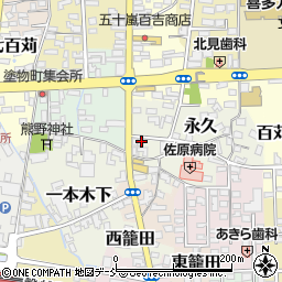 福島県喜多方市永久7731-3周辺の地図