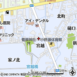 福島県喜多方市関柴町上高額宮越527周辺の地図