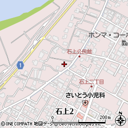 新潟県三条市石上周辺の地図
