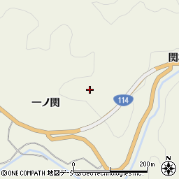 福島県川俣町（伊達郡）小綱木（一ノ関山）周辺の地図