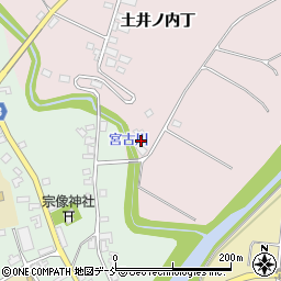 福島県喜多方市山都町木幡大谷川丁周辺の地図