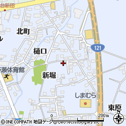 福島県喜多方市関柴町上高額新堀299-1周辺の地図