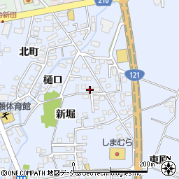 福島県喜多方市関柴町上高額新堀166-1周辺の地図