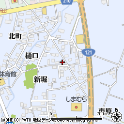 福島県喜多方市関柴町上高額新堀166-3周辺の地図