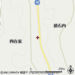 福島県福島市飯野町初森周辺の地図