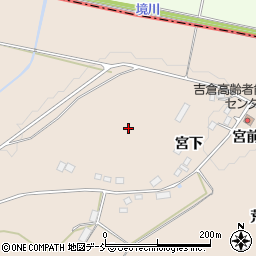 福島県二本松市吉倉（宮下山）周辺の地図