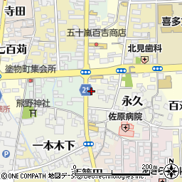 福島県喜多方市永久7772周辺の地図
