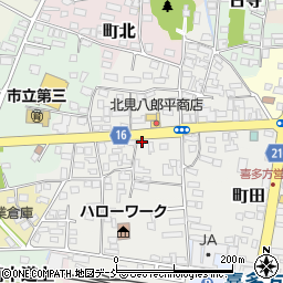 福島県喜多方市天満前周辺の地図