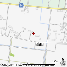 福島県南相馬市原町区上高平高田165周辺の地図