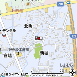 福島県喜多方市関柴町上高額（樋口）周辺の地図