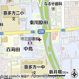 福島県喜多方市東川原田7536周辺の地図